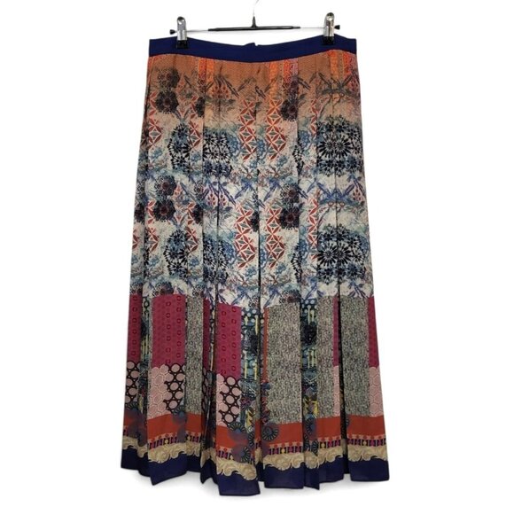 G. Label by GOOP Patchwork Cat Pleated Skirt - Picture 3 of 15